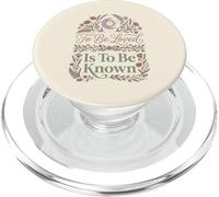 To Be Loved Is To Be Known Retro Vintage Love Quote 1 PopSockets PopGrip for MagSafe
