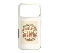 To Be Loved Is To Be Known Retro Vintage Love Quote 2 Case for iPhone 17 Pro