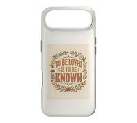 To Be Loved Is To Be Known Retro Vintage Love Quote 2 Case for iPhone Air