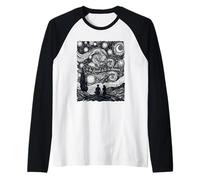 to Be Loved is to Be Known Romantic Couple Starry Night Raglan Baseball Tee