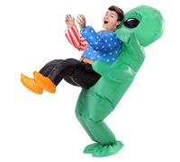 TO.BE.NO.1 Towards The First Alien Costume,Inflatable Alien Costume for Adult, Kidnapping Inflatable Costume, Halloween Christmas Funny Cosplay Costumes Party Festival Mask Prom Space Fancy Dress
