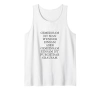to be Together Lonely is Terribly Cruel Tank Top