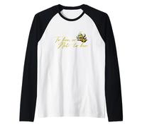 To Bee Or Not To Bee Funny Cute Quote Pun Humor Raglan Baseball Tee