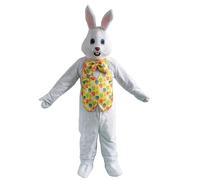 To.beone Yellow Easter Bunny Costume Rabbit Mascot Costume Adult