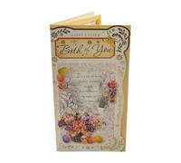 To Both Of You Flower Pot and Colourful Eggs Design Easter Card