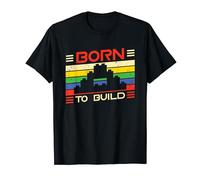 To Build Born | Building Blocks Bricks | Master Builder T-Shirt