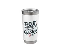 to Cut Or Not to Cut that is The Question, Video Editing Stainless Steel Insulated Tumbler