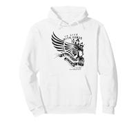 To Die With Honor Warrior Angel Wings Skull Pullover Hoodie