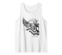 to Die with Honor Warrior Angel Wings Skull Tank Top