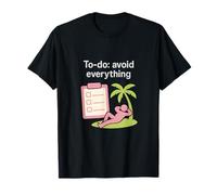 To-do: Avoid Everything Checklist Meme Print T-Shirt
