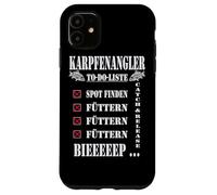 To do list for carp angler spot search feeding beeep Case for iPhone 11