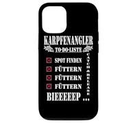To do list for carp angler spot search feeding beeep Case for iPhone 12/12 Pro