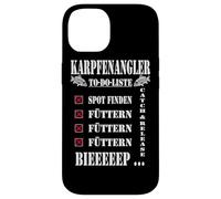 To do list for carp angler spot search feeding beeep Case for iPhone 14