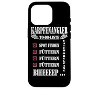 To do list for carp angler spot search feeding beeep Case for iPhone 16 Pro