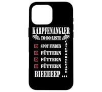 To do list for carp angler spot search feeding beeep Case for iPhone 16 Pro Max