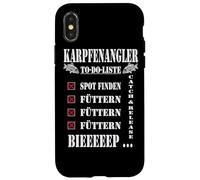 To do list for carp angler spot search feeding beeep Case for iPhone X/XS