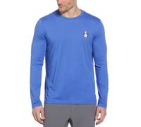 To Do List Long Sleeve Golf T-Shirt In Amparo Blue