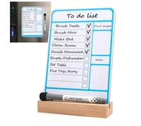 to Do List,Magnetic Whiteboard for Fridge,Dry Erase Board Chore Charts for Kids Reusable Daily Schedule Memo List, Children's Chore Record Board, Routine List Task Planning Board (Magnet-Base)
