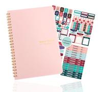 To Do List Notebook, A5 Undated Weekly Planner, Spiral Notebook, 52 Tear Off Pages, Checklist Project Notebooks for Students, Work, Men, Women