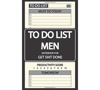 To Do List Notebook for Men: Get Shit Done Planner, 100 Days for Daily Planning, Checklist, Appointment and Activity, Daily To do List Planner, To Do ... Cream Paper, Portable Size, 5 x 8: Volume 3