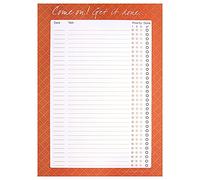 to Do List Notepad A4 - Come on! Get it Done... (Orange)