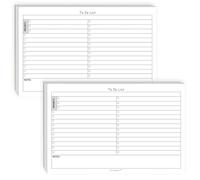 TO DO List Notepads Planner Pads. ToDo Checklist w/Priority & Note Sections. Organize & Track Projects, Clients or Daily Tasks. 8.5 X 5.5 Half Letter, Landscape. 2 Pack