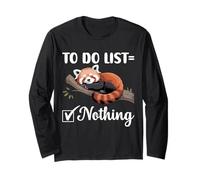 To Do List Nothing Long Sleeve T-Shirt
