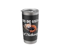 to Do List Nothing Stainless Steel Insulated Tumbler