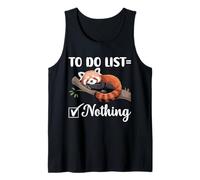 To Do List Nothing Tank Top