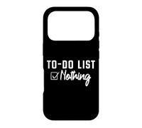 To-Do List Nothing Todo List Lazy Cute Sloth Morning Grumpy Case for iPhone 17 Pro