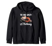 To Do List Nothing Zip Hoodie