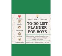 To-Do List Planner for Boys: Daily, To Do, List, Planner, Notebook, book, Undated, Things to Do, for him, for son, for boyfriend, for School, for ... New Year, Easter, gift, present, 2022, 2023.