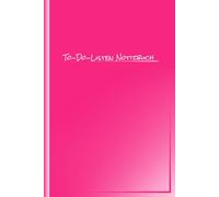 To Do Listen Notizbuch: Checklistenbuch Planer undatiert - 125 Checklisten mit Titel, Datum, Notizen, Seitenzahlen & Inhaltsverzeichnis. Ideal zum ... & Verwalten von täglichen Aufgaben ca. DIN A5