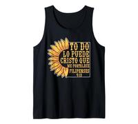 to Do Lo Puede Cristo Que Me Fortalece Filipenses 4:13 Tank Top