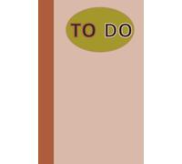 To Do Things: To Do List Notepad, Made in USA - 5.5x8.5, Simple Checklist, Cute Modern Design for Organizing, Planning, College Ruled