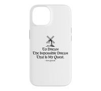 To Dream The Impossible Dream Windmill Black Print Case for iPhone 14