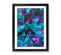To Eternity Abstract Framed Print | A3 Black Framed Wall Art | Ready to Hang | Abstract Fantasy Picture | Living Room Bedroom Lounge Office