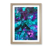 To Eternity Abstract Framed Print | A3 Oak Framed Wall Art | Ready to Hang | Abstract Fantasy Picture | Living Room Bedroom Lounge Office