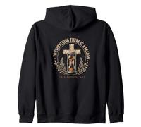 To Everything There Is A Season Ecclesiastes 3:1 Christian Zip Hoodie