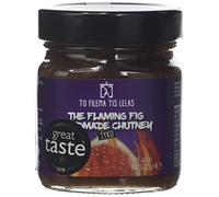 To Filema Tis Lelas Handmade Chutney - The Flaming Fig, 2 x 225g (450g) | Greek Artisan Fig & Fruit Chutney with Spices | Naturally Flavored, Vegan, Gluten-Free, Perfect for Cheese & Meat