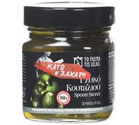 To Filema Tis Lelas Handmade Fig Spoon Sweet 68% - No Added Sugar, 100% Greek Fresh Fruit, Vegan & Gluten-Free, Traditional Greek Fruit Preserve 240g x 2