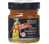 To Filema Tis Lelas Handmade Lemon Spoon Sweet - 68% Fruit, No Added Sugar, 2 x 240g Pack (480g Total) | Traditional Greek Fruit Preserve | Vegan, Gluten Free | Award-Winning Artisan Dessert