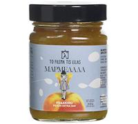 To Filema Tis Lelas Handmade Peach Extra Jam (80% Fruit) - 2 x 300g (600g Total) | Traditional Greek Peach Marmalade | Vegan, Gluten Free, No Preservatives | Artisan Award-Winning