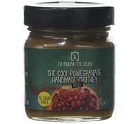 To Filema Tis Lelas Handmade Pomegranate Chutney - The Cool Pomegranate (2 x 225g, 450g) | Gr rtisan Fruit & Vegetable Chutney | Vegan, Gluten Free, No Preservatives