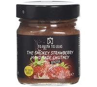 To Filema Tis Lelas Handmade Strawberry Chutney - The Smokey Strawberry, 2 x 225g Pack (450g Total) | Greek Artisan Fruit & Spice Chutney | Vegan, Gluten Free | Gourmet Mediterranean Condiment