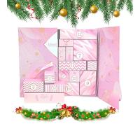 to Fill - 24 Day Paper Box | Empty Holiday Organizer | DIY Calendar for Christmas, Birthday, Creative Activities, Party, Classroom, Home