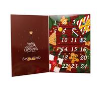 to Fill Out | 1 x DIY Box of 24 Empty Boxes | Countdown Christmas 21.5 x 30.5 x 4 cm for Children and Adults | Gift Idea for Girls, Boys