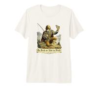 to Fish or Not to Fish Funny Shakespeare Fishing Pun Premium T-Shirt
