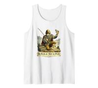 to Fish or Not to Fish Funny Shakespeare Fishing Pun Tank Top
