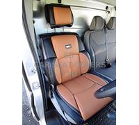 TO FIT A RENAULT TRAFIC 2012 VAN, SEAT COVERS, RECARO SPORTS, TAN / BLACK YS09
